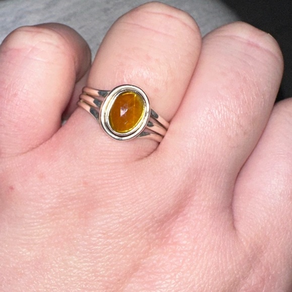 Jewelry - Yellow Tourmaline Sterling Silver Ring